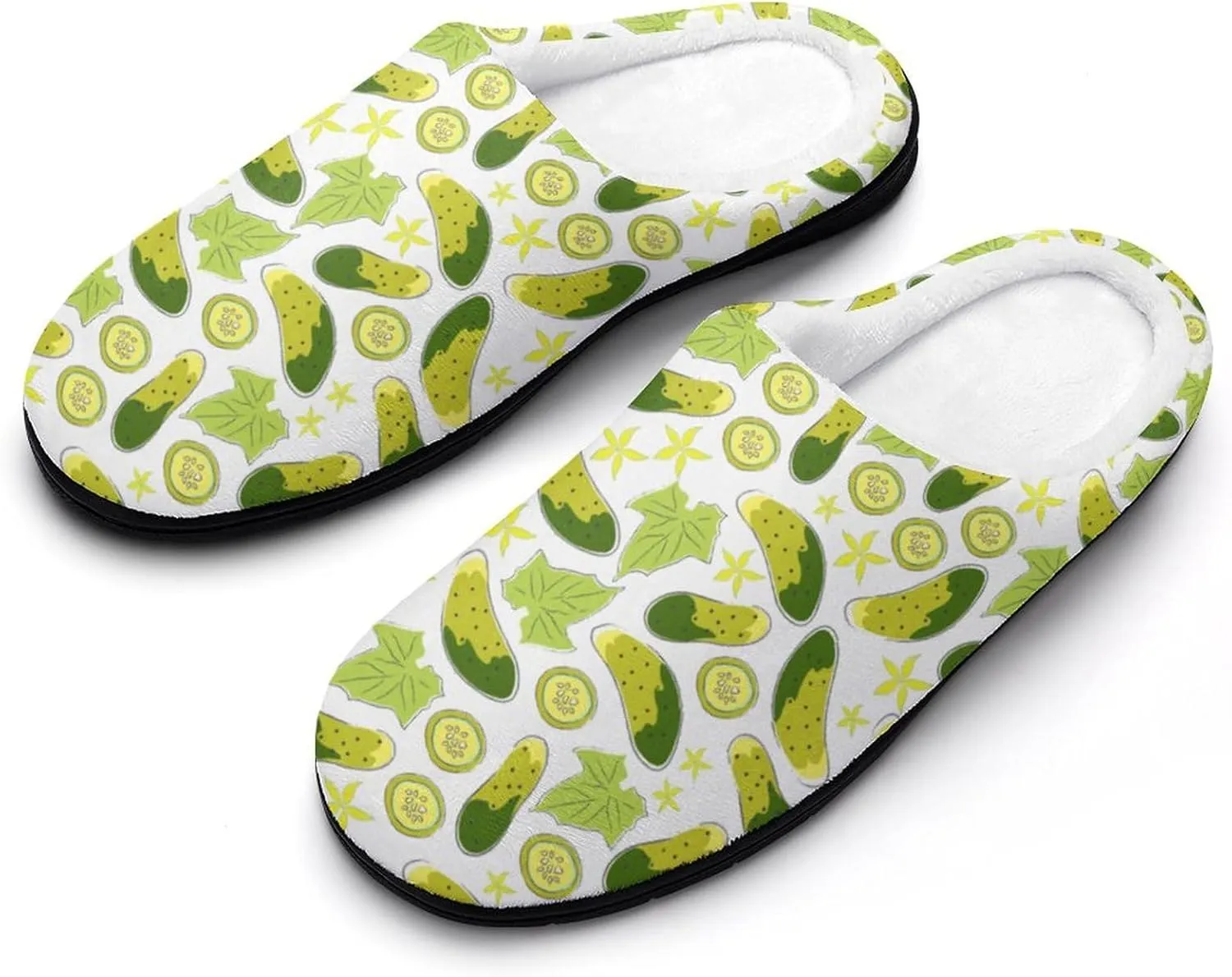 Womens Memory Foam Slippers Slip-On Shoes Mens Halloween Slippers Warm Cotton House Slippers Indoor Outdoor Slippers