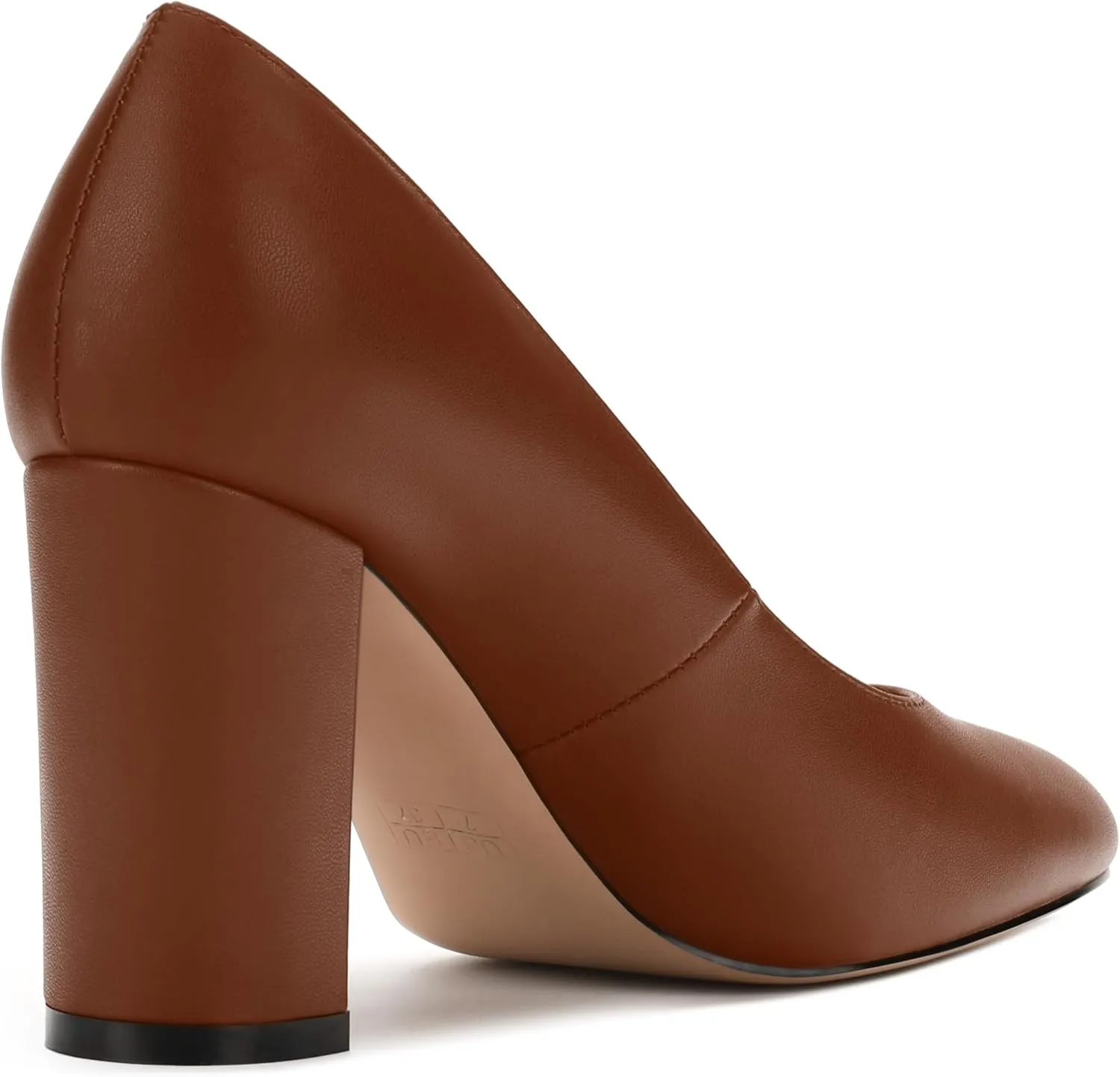 Women's Pumps, Closed Round Toe Block High Heel Pumps, Comfortable High Chunky Heels Pumps Shoes for Women