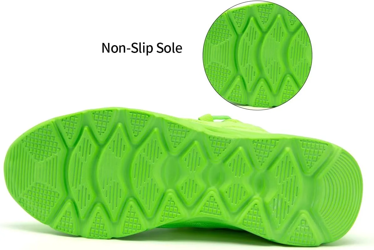 Womens Slip On Sneakers Tennis Shoes Running Sport Workout Walking Fashion Casual