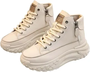 Women's Thick Sole Fashionable Round Toe Casual Shoes Women's Air 1 Crater Casual Shoes Height Platform High Heel Sandal