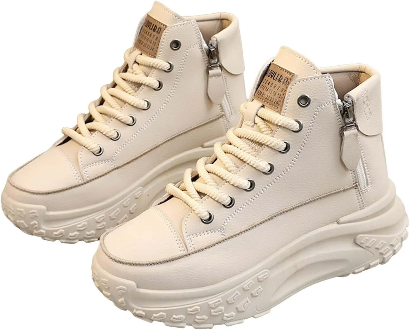 Women's Thick Sole Fashionable Round Toe Casual Shoes Women's Air 1 Crater Casual Shoes Height Platform High Heel Sandal