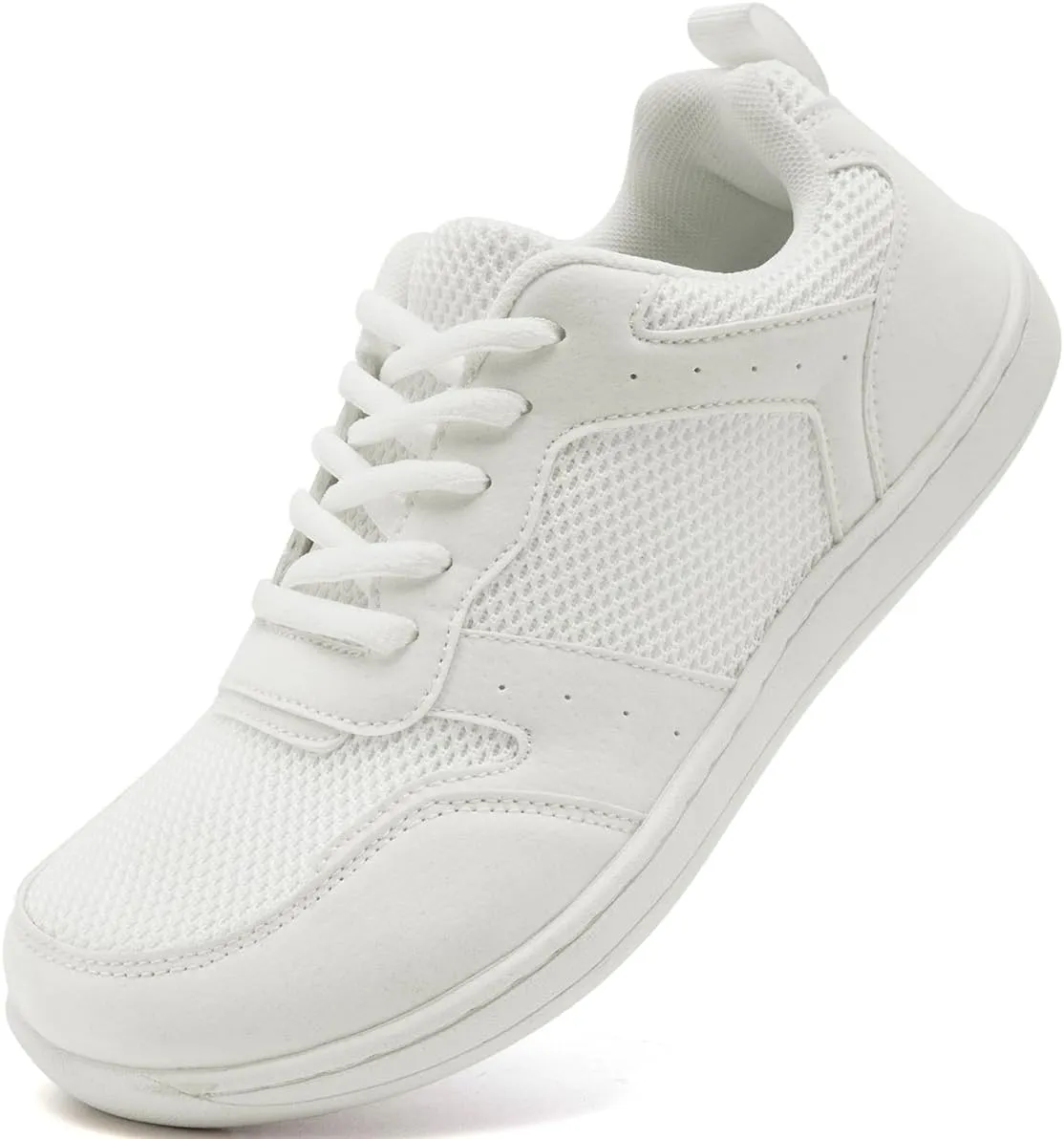 Women's Wide Toe Box Barefoot Sneakers Walking Slip On Shoes Zero Drop Running Sneakers Breathable Non Slip Casual Jogging Shoes