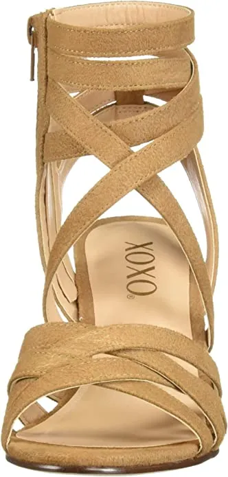 XOXO Eden Heeled Sandal, Tan, 7 M US
