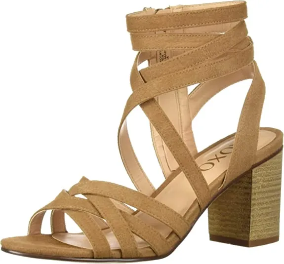 XOXO Eden Heeled Sandal, Tan, 7 M US