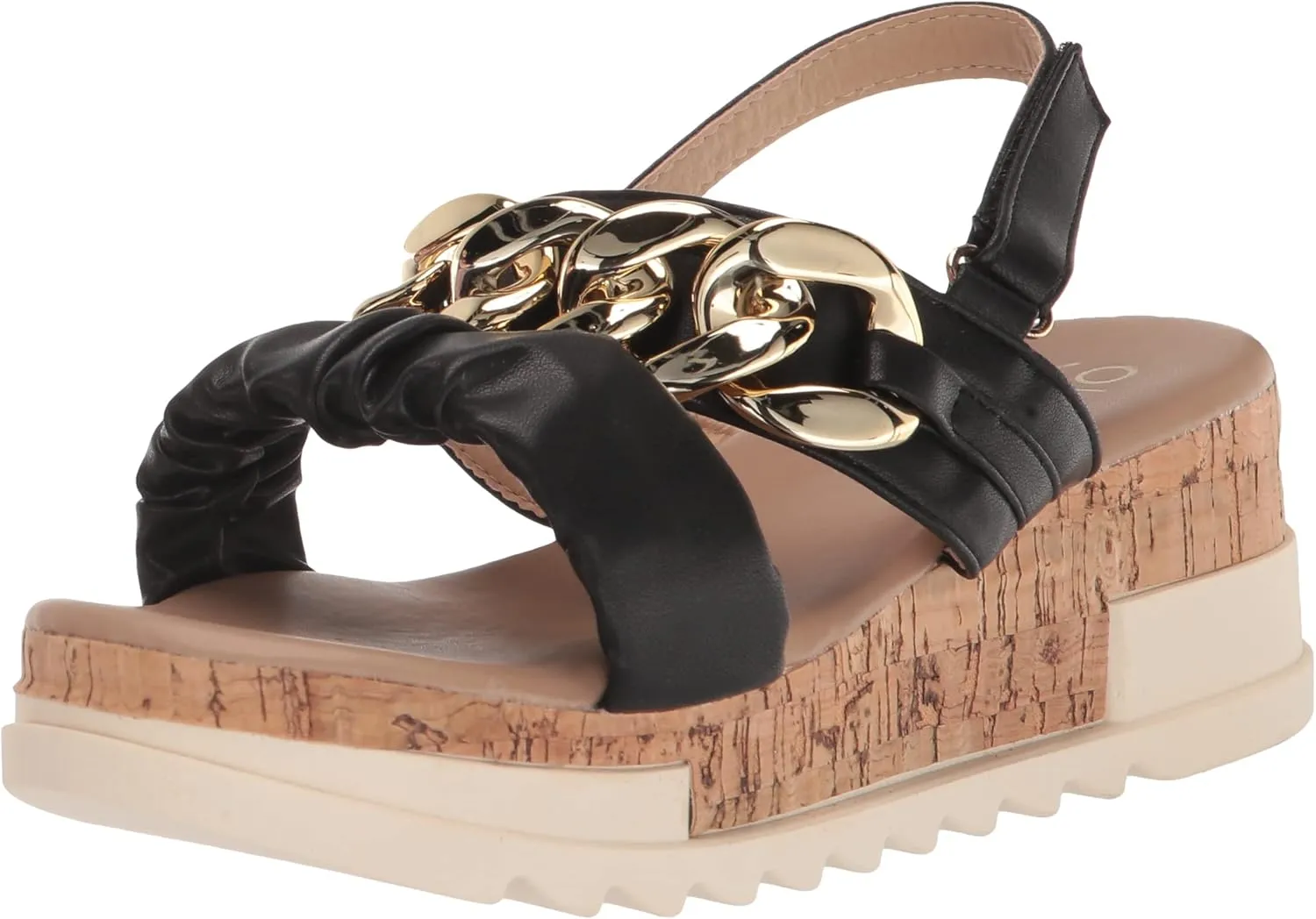 YOKI Women's Cork Platform Sandal Wedge