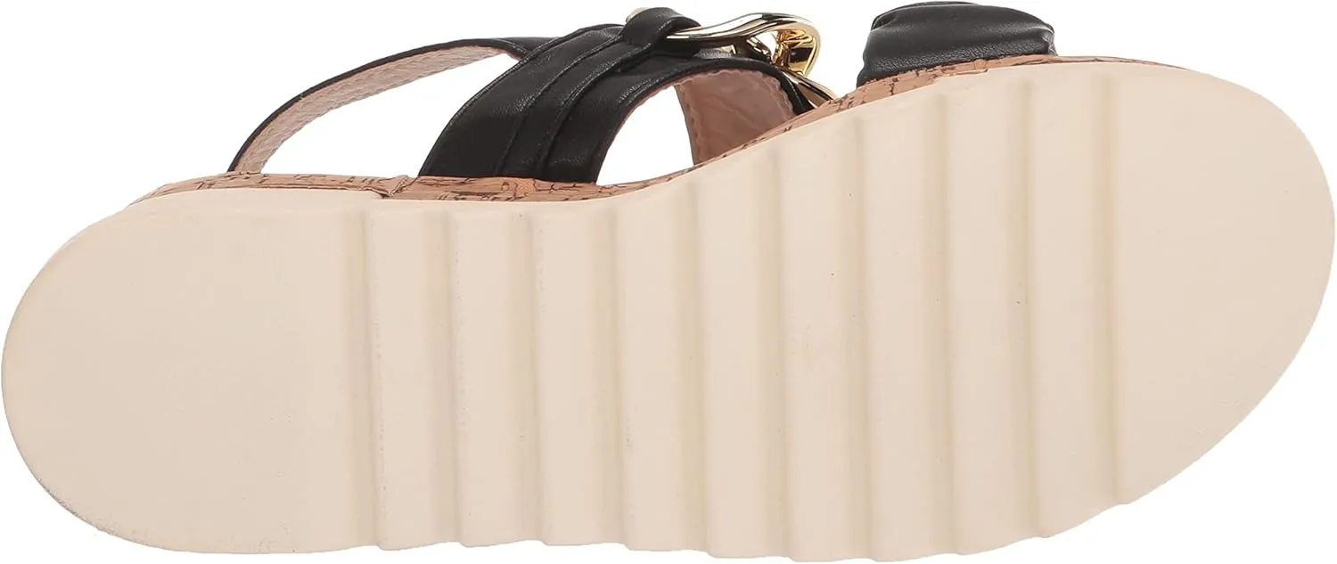 YOKI Women's Cork Platform Sandal Wedge