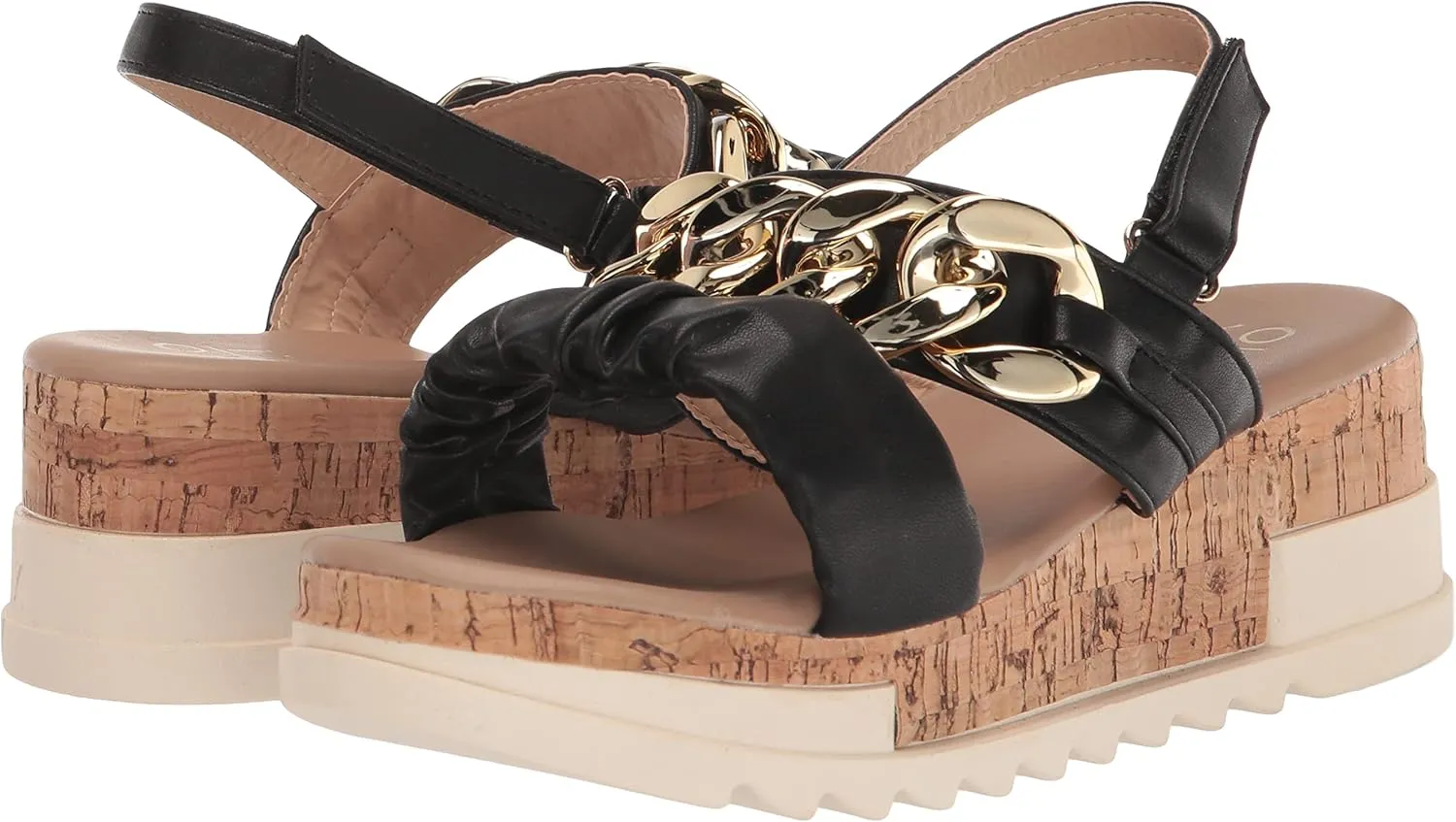 YOKI Women's Cork Platform Sandal Wedge