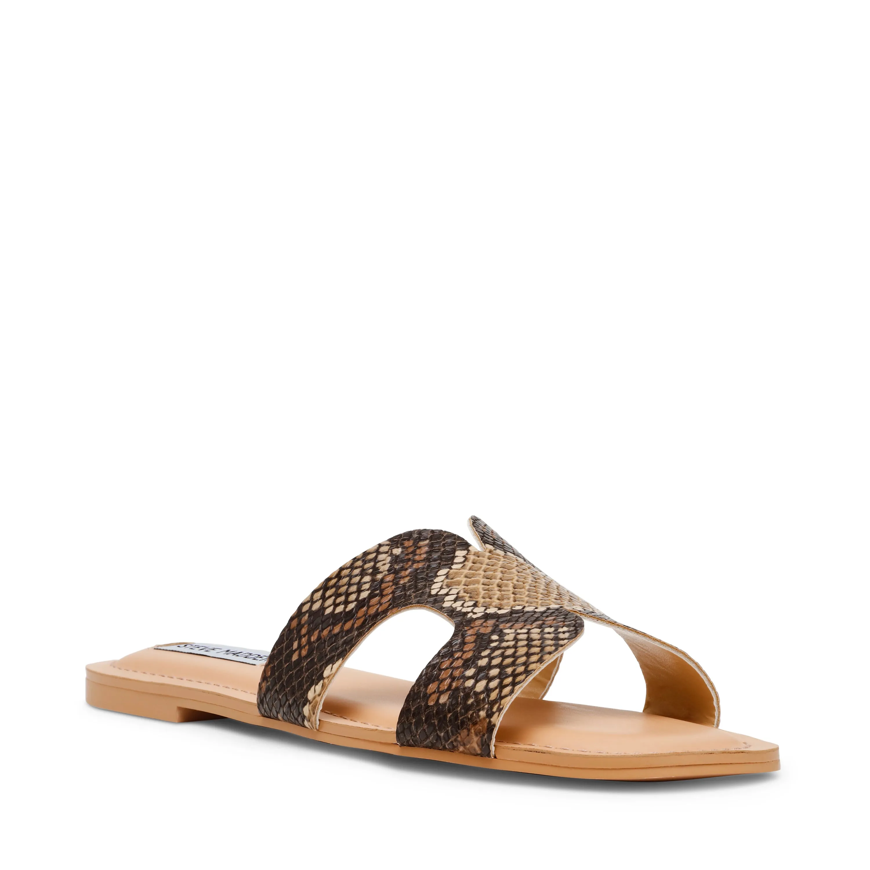 ZARNIA BROWN SNAKE SANDAL
